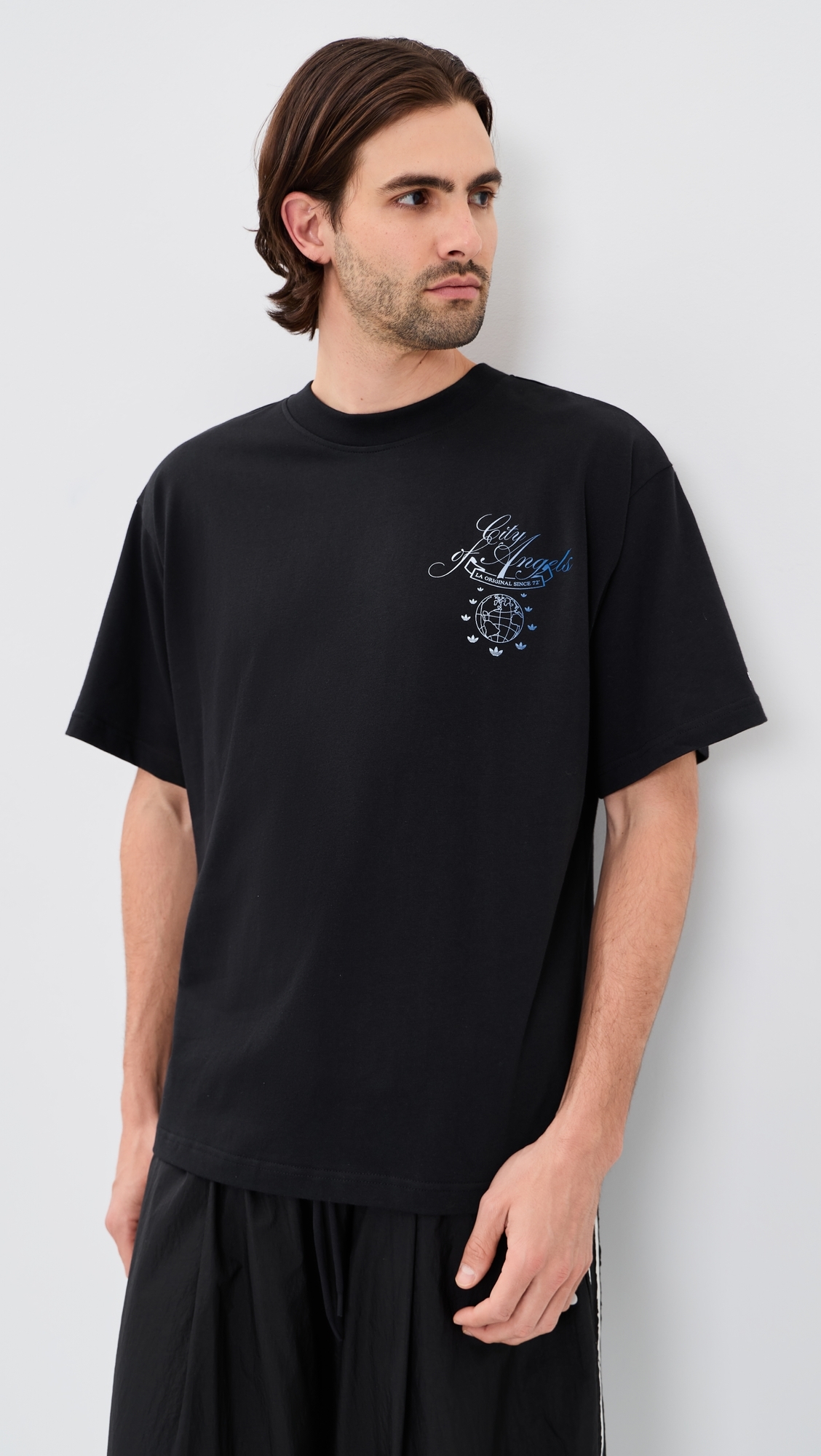 LA City Tee Black/Crew Yellow