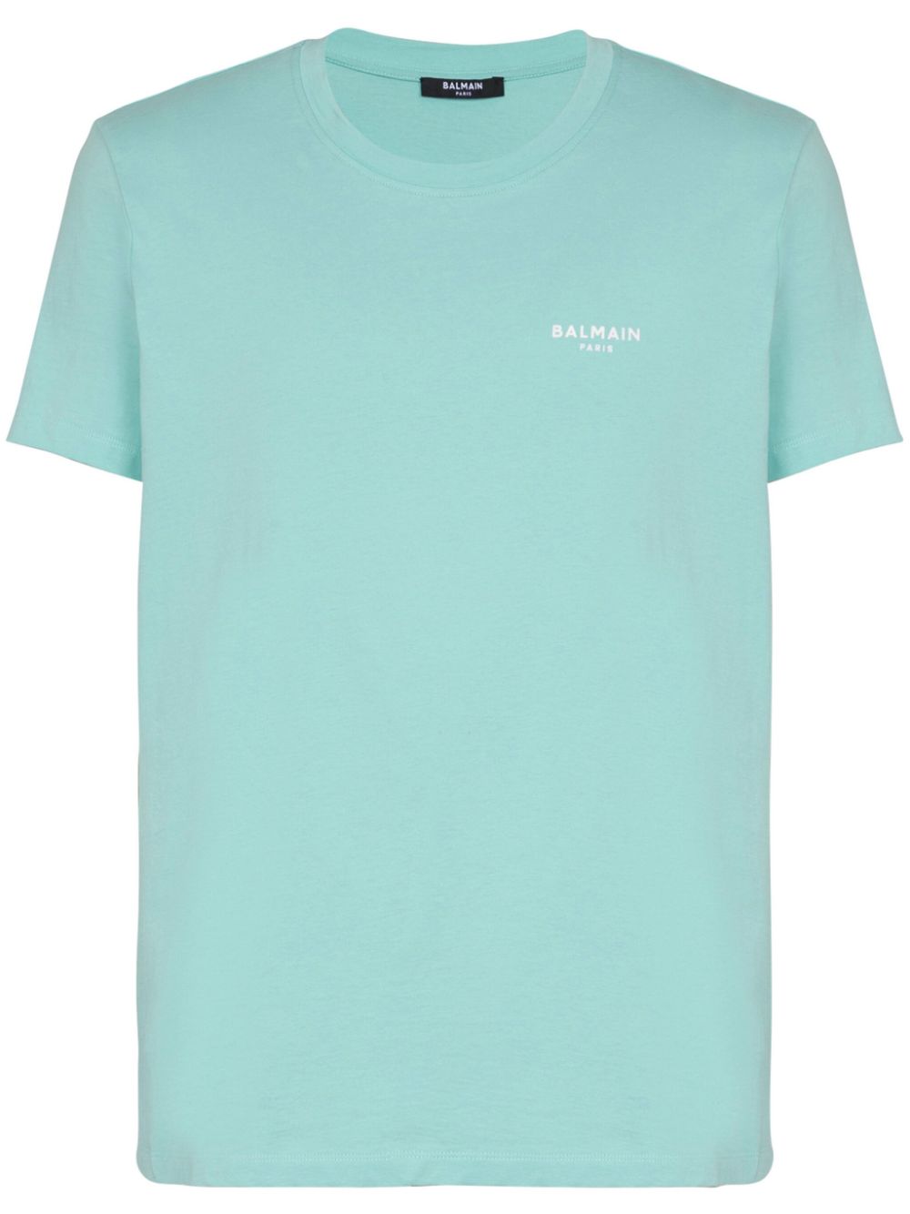 Logo-raised cotton T-shirt - Green