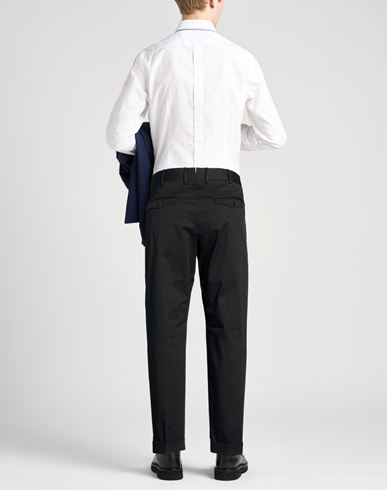 Man Pants Black Size 38 Cotton, Elastane