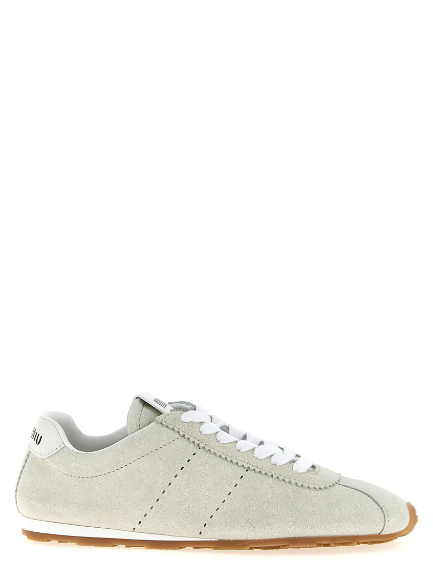 White Lace Up Sneakers