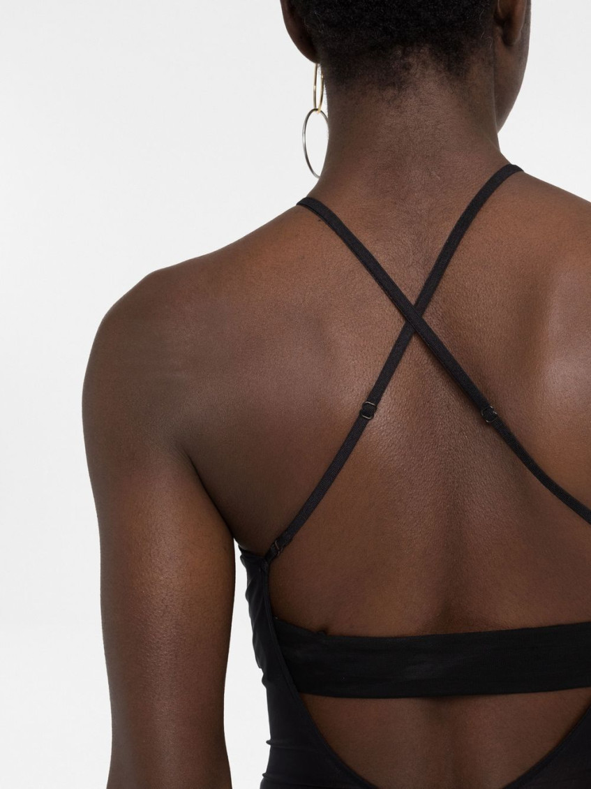 Black Halter neck bodysuit