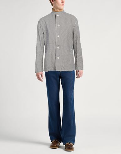 Man Jacket Ivory Size 38 Cotton, Linen