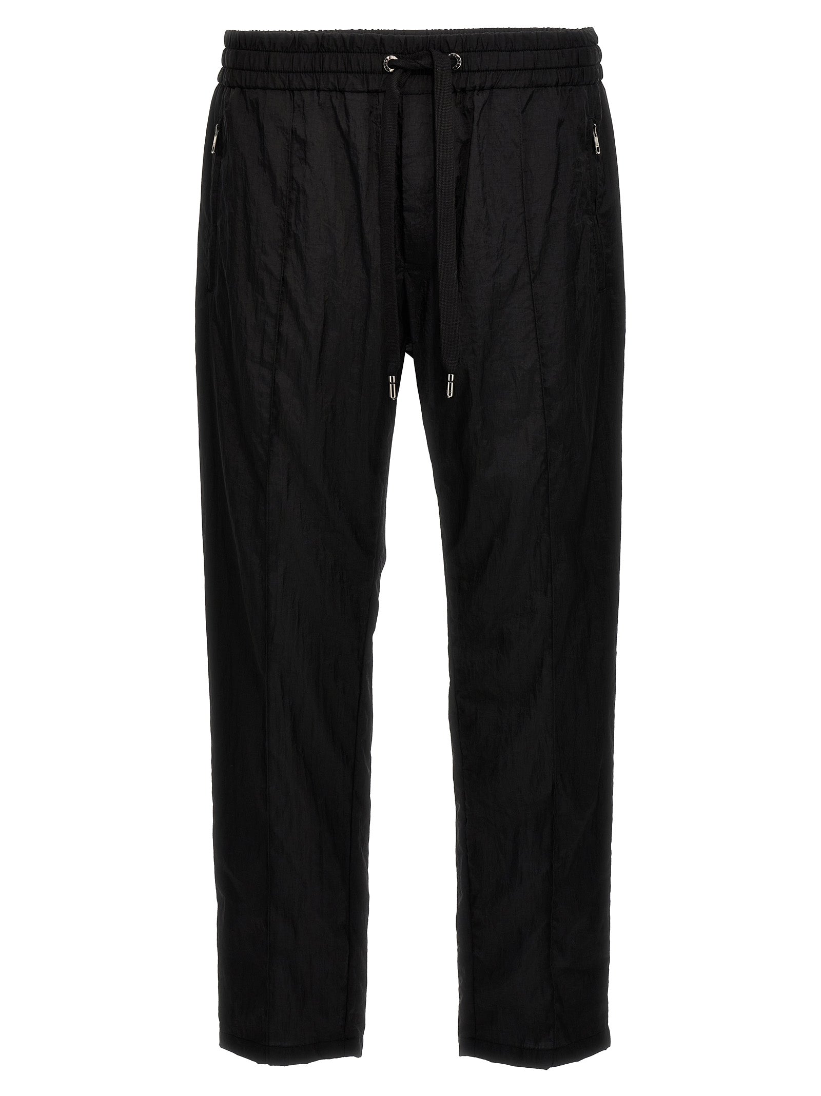 -Light Nylon Joggers Pantaloni Nero-Uomo