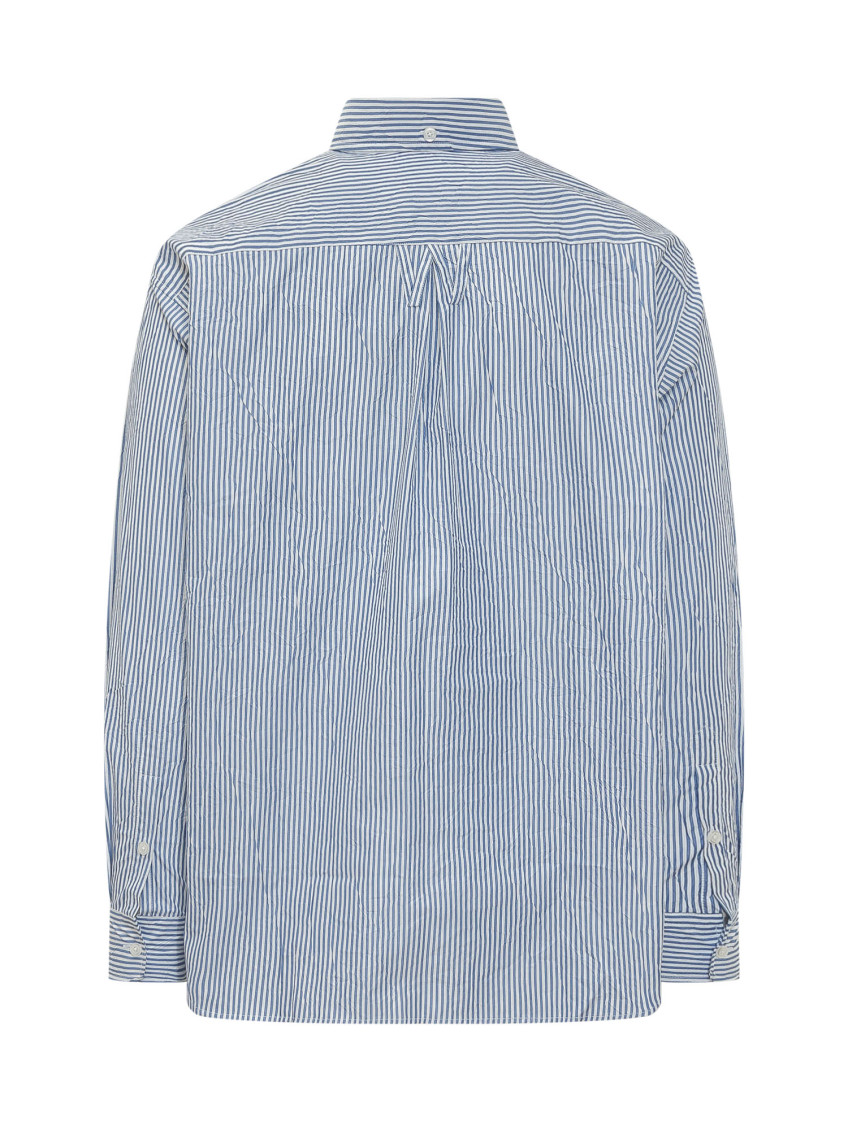 Light Blue Relaxed Stripes Shirt