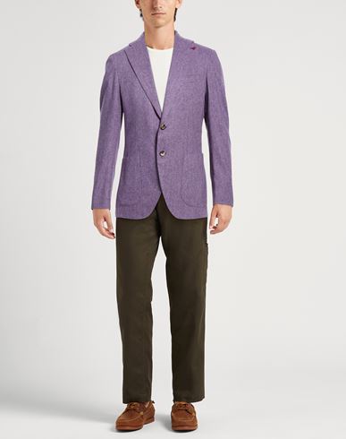 Man Blazer Lilac Size 42 Wool