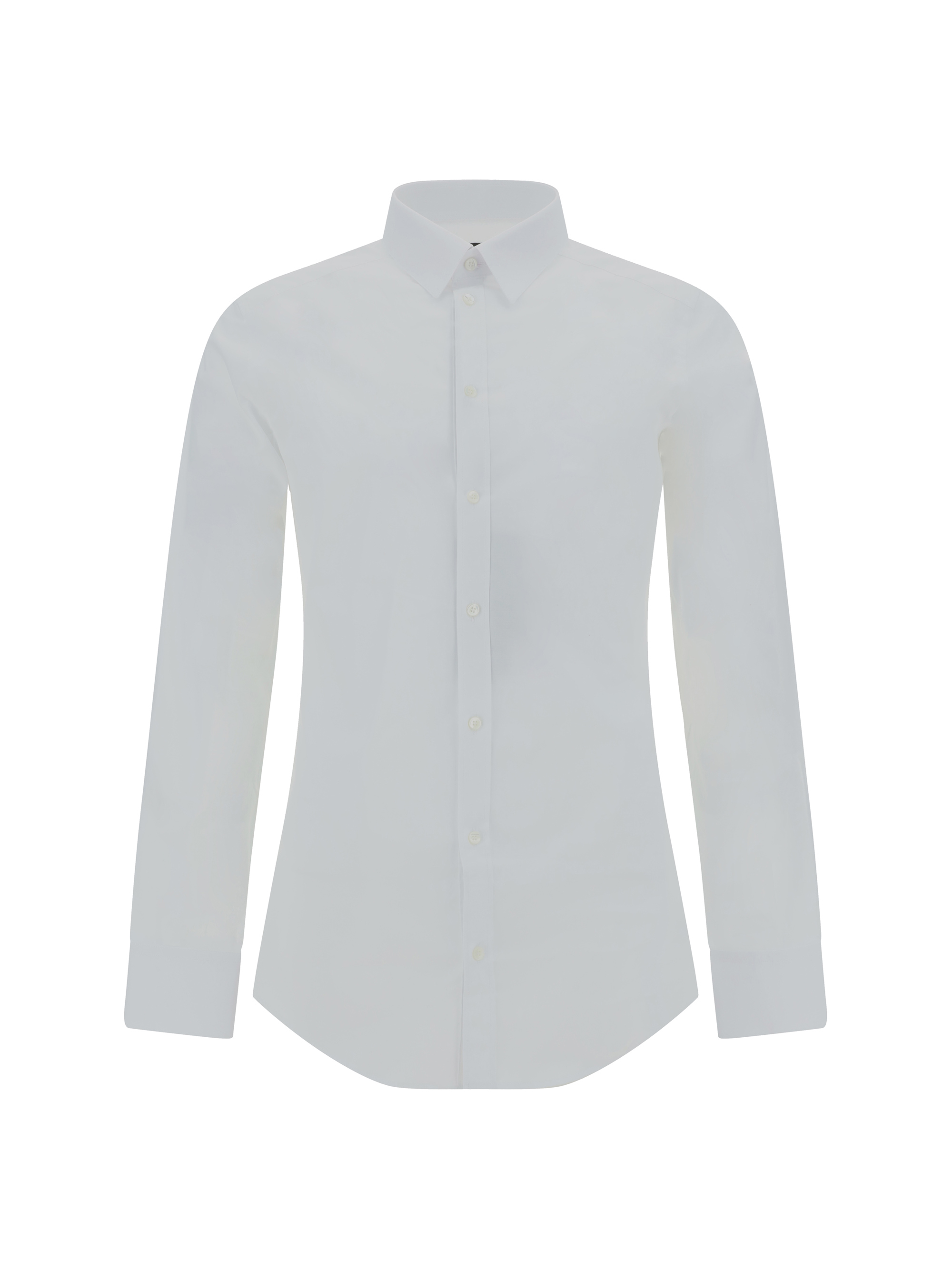 -Camicia in cotone con pinces posteriori-Uomo