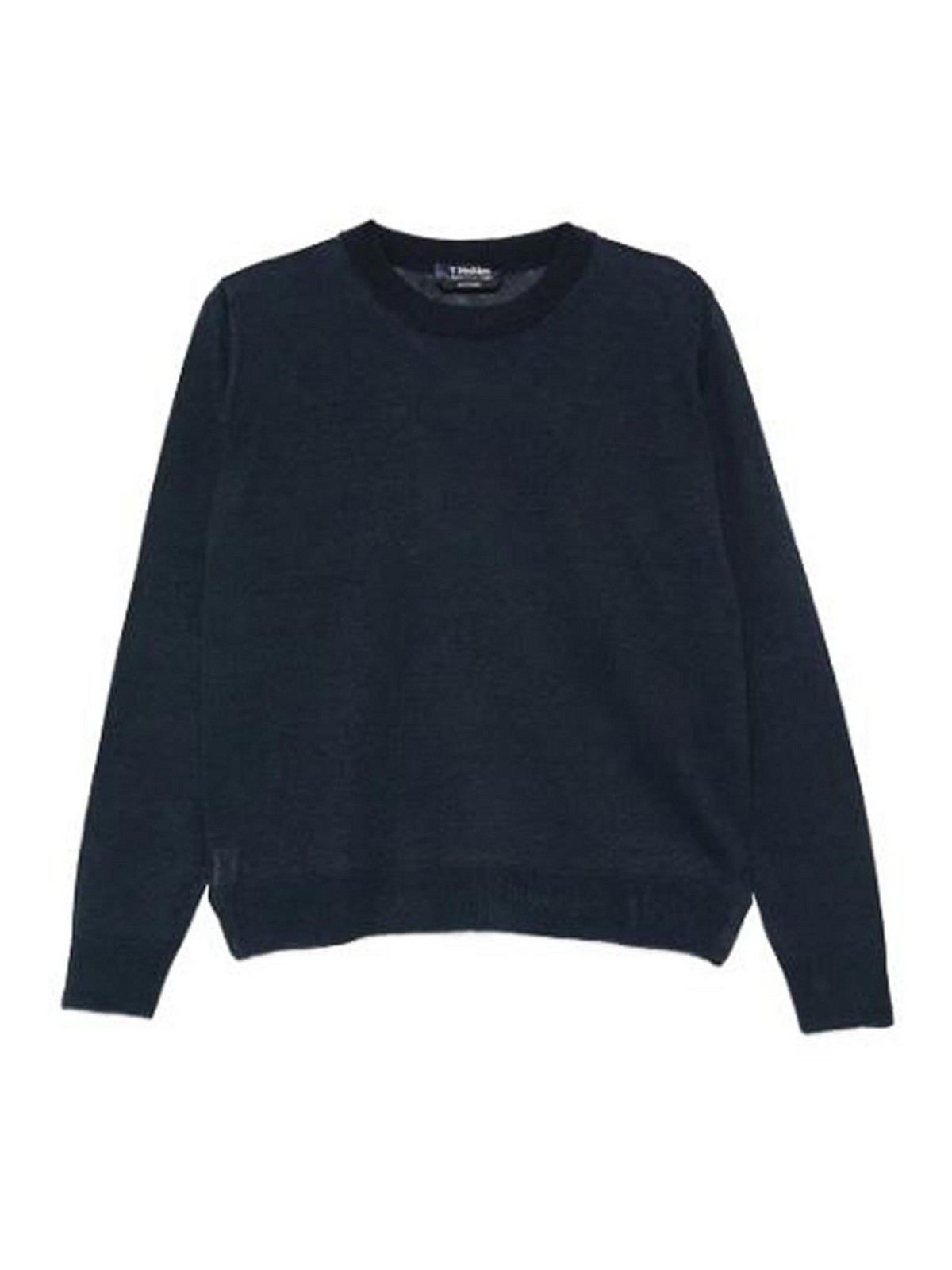 Linen Yarn Crew Neck Sweater