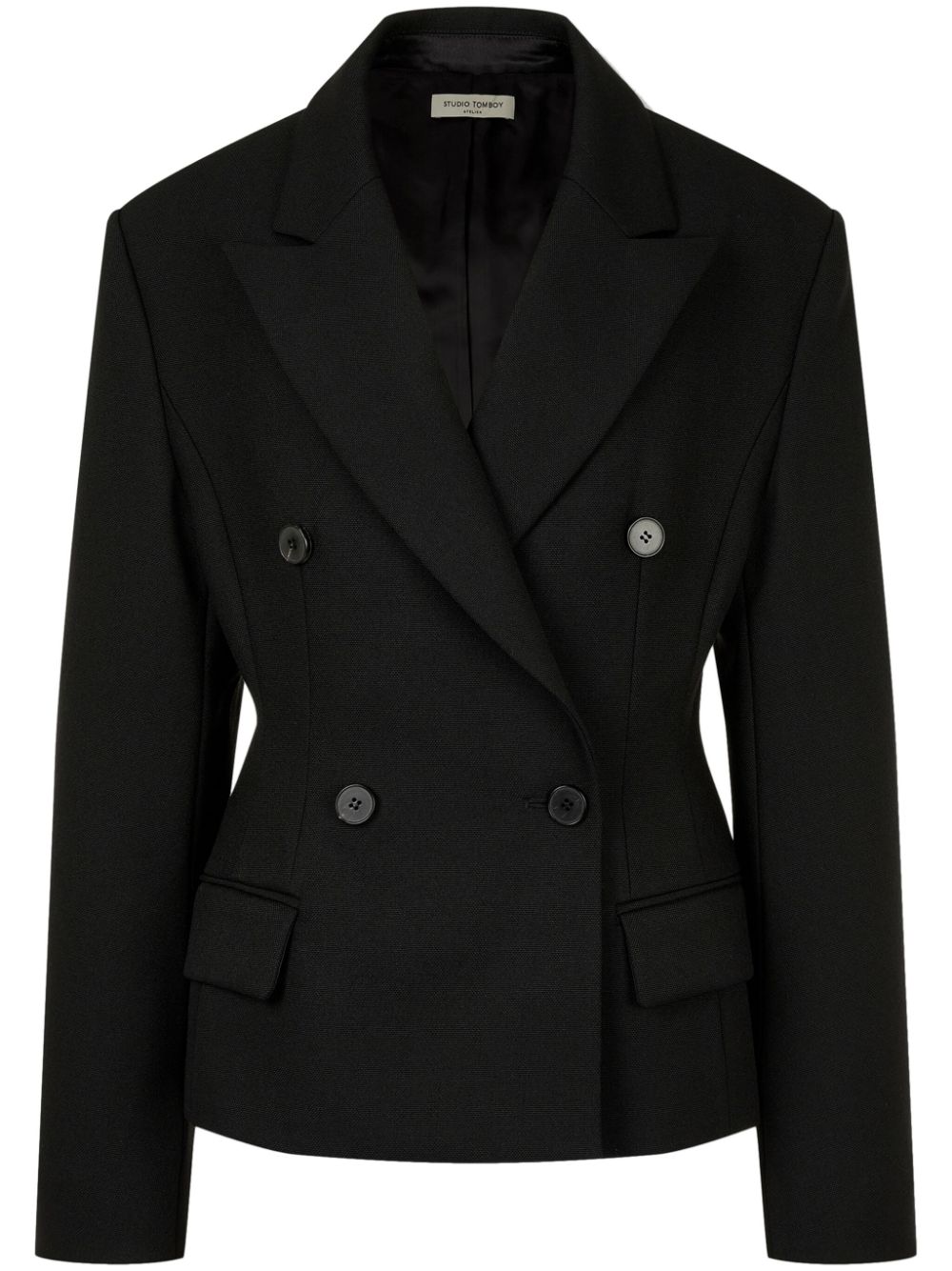 Double-breasted blazer - Black