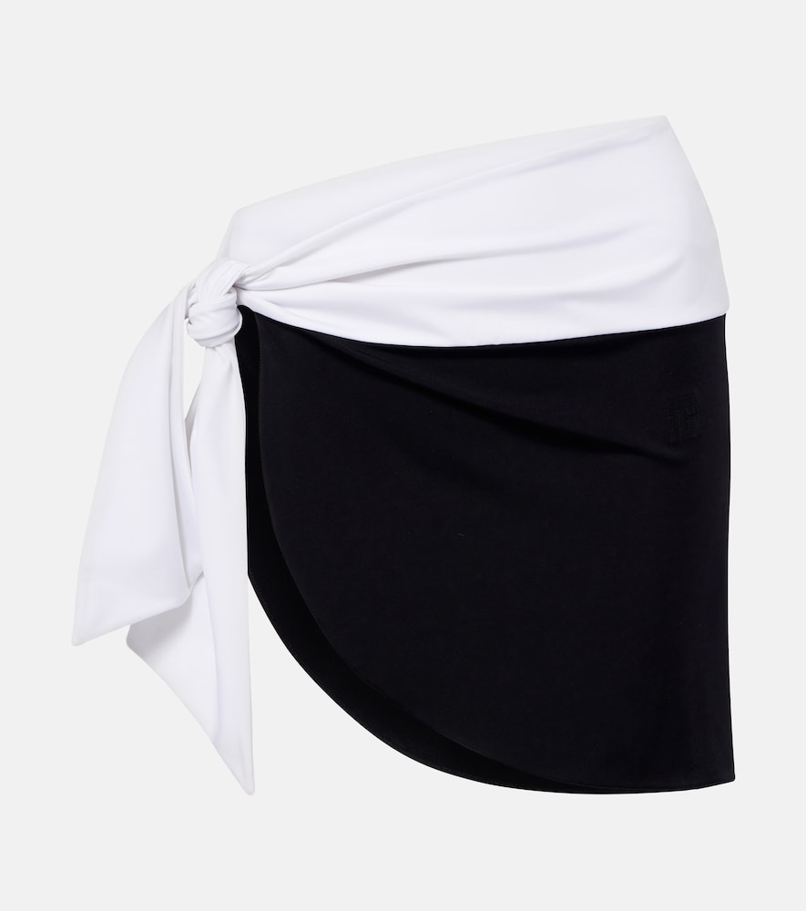Asymmetric beach cover-up