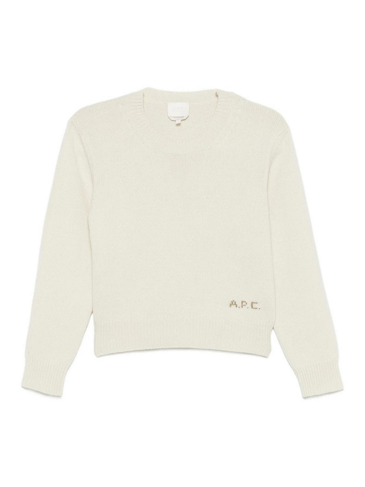 A. p.c. Ribbed-knit Crew-neck Sweater