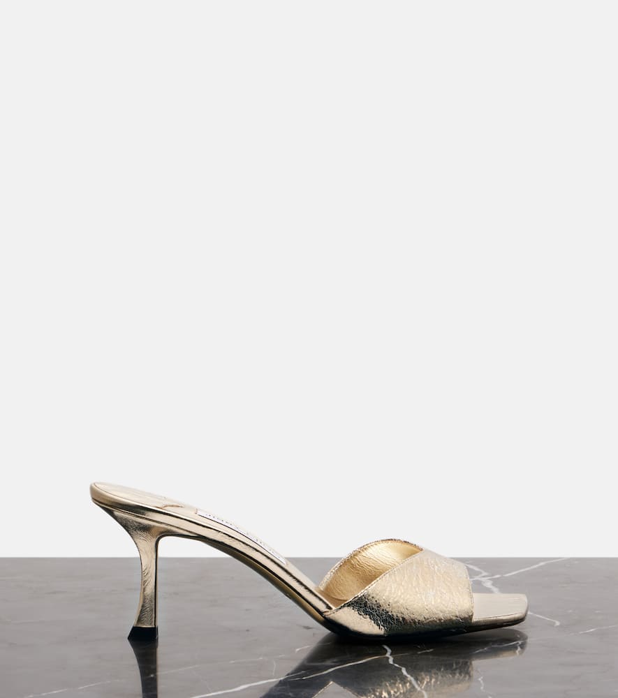 Skye 70 metallic mules