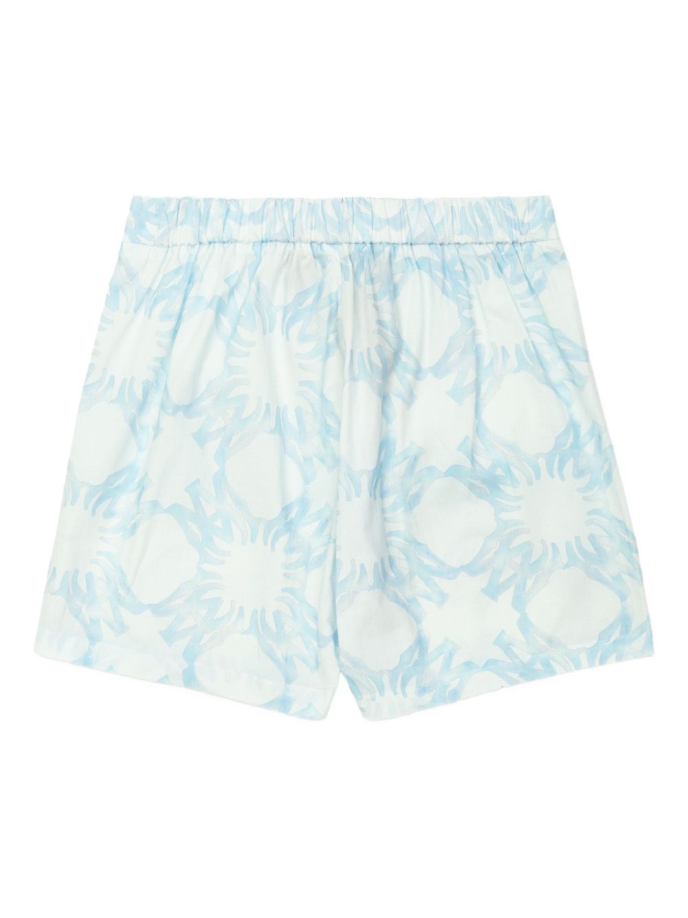 Pleated shorts - Blue