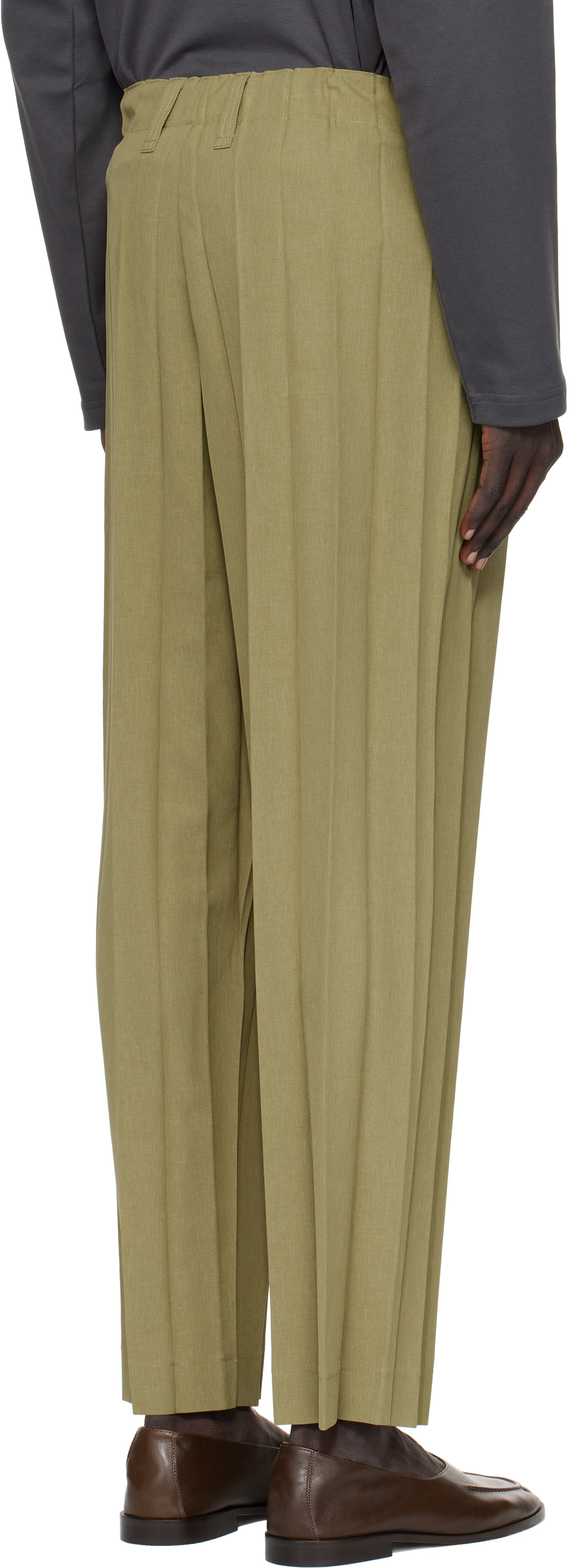 Khaki Edge Ensemble Trousers