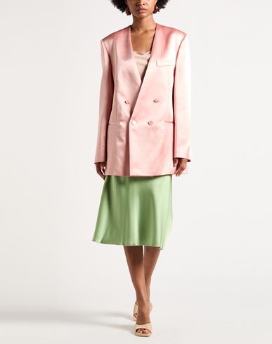 Woman Blazer Salmon pink Size 8 Acetate