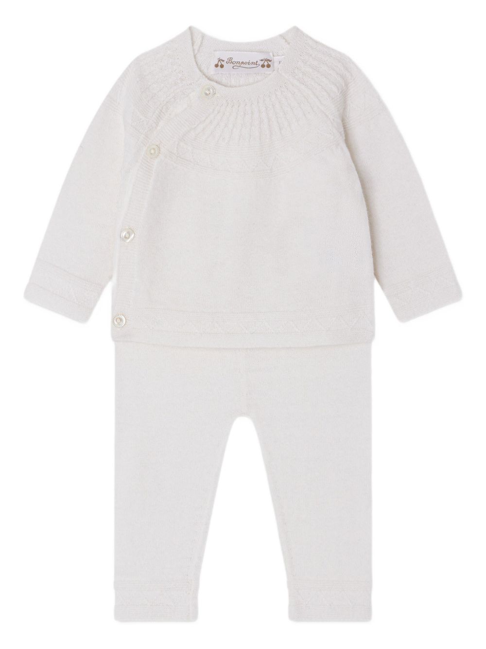Jina babygrow set - White