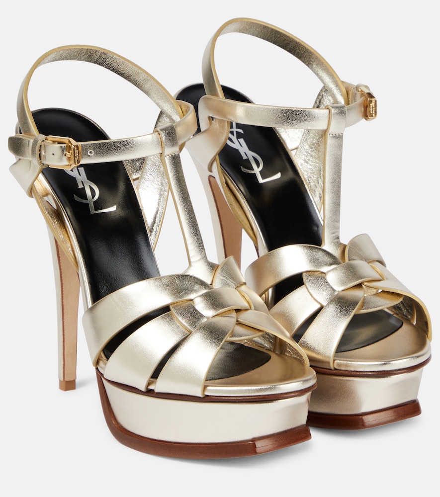 Tribute 75 leather platform sandals