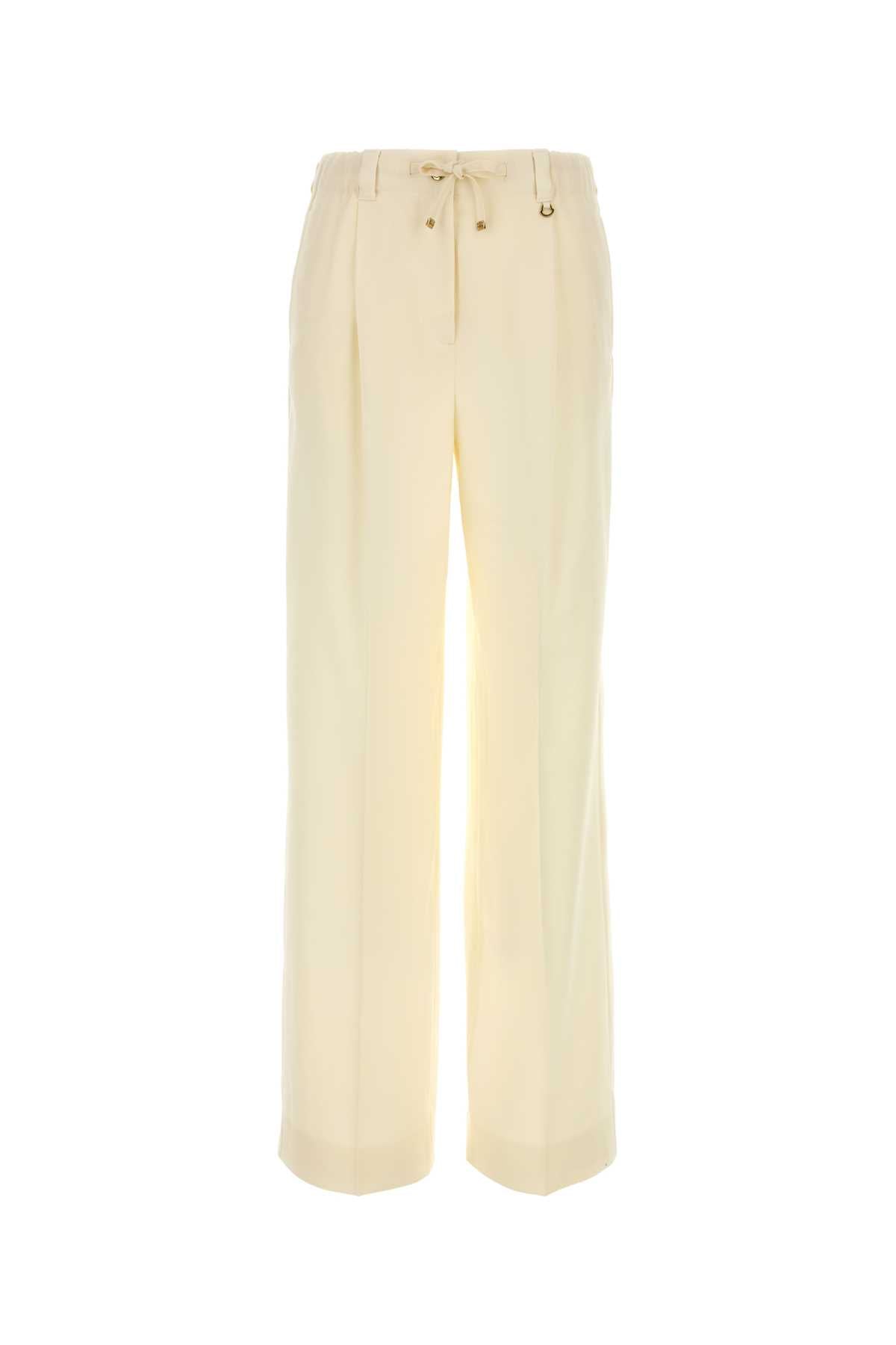 Virgin Wool Trousers — Yellow