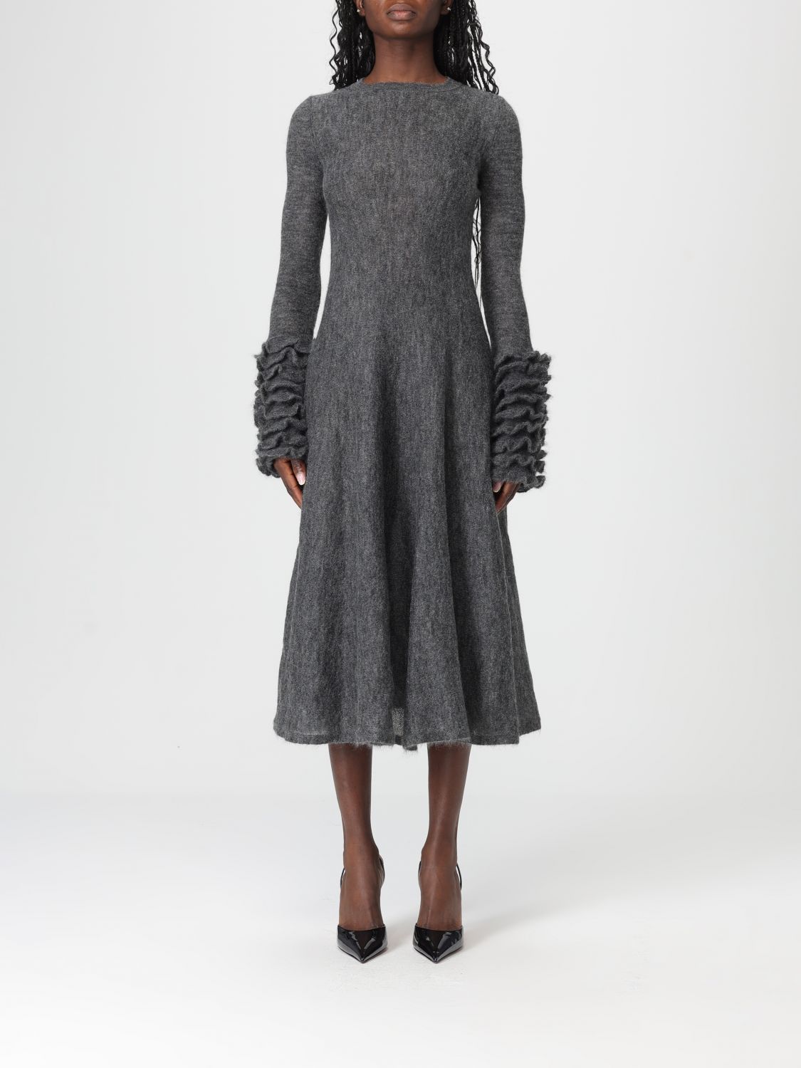Dress ALAÏA Woman color Grey