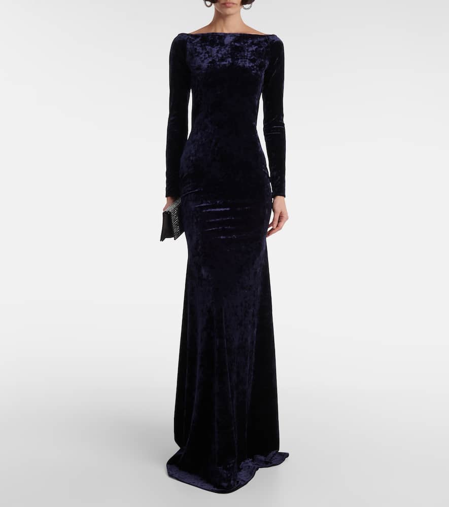 Velvet gown