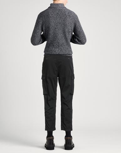 Man Pants Black Size 30 Cotton, Elastane