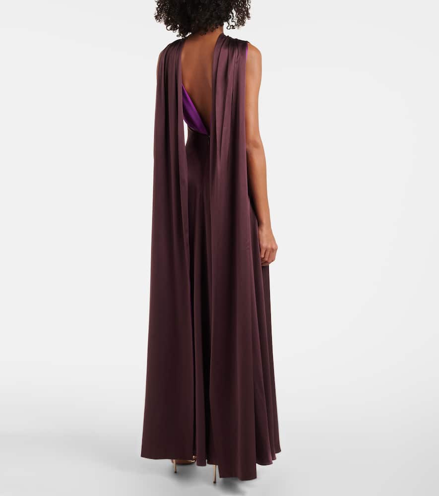 Amanita silk cocktail dress