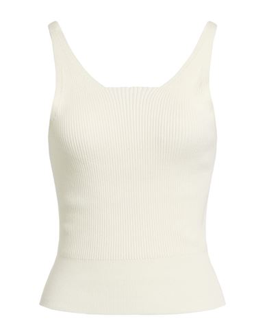 Woman Top Ivory Size S Viscose, Polybutylene