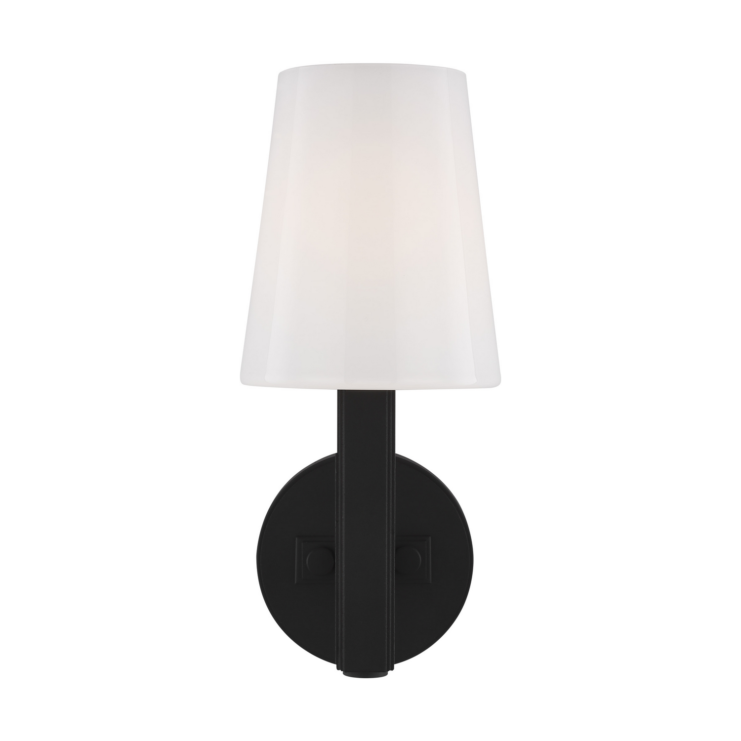Visual Comfort Studio Logan Wall Sconce in Aged Iron by Thomas O'Brien