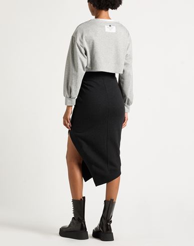 Woman Sweatshirt Grey Size M Viscose, Cotton, Polyester, Polyamide