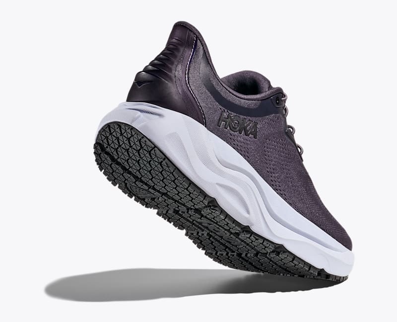 HOKA Women's Arahi SR Shoes in Squid Ink/Carbon Black