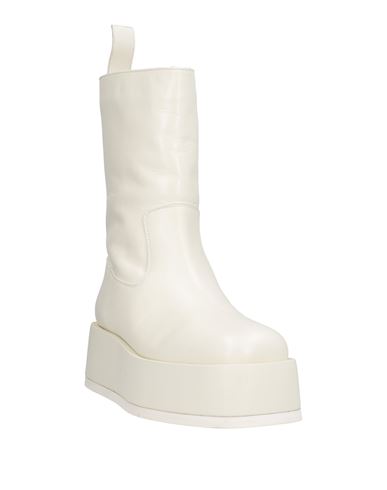 Woman Ankle boots Ivory Size 7 Soft Leather