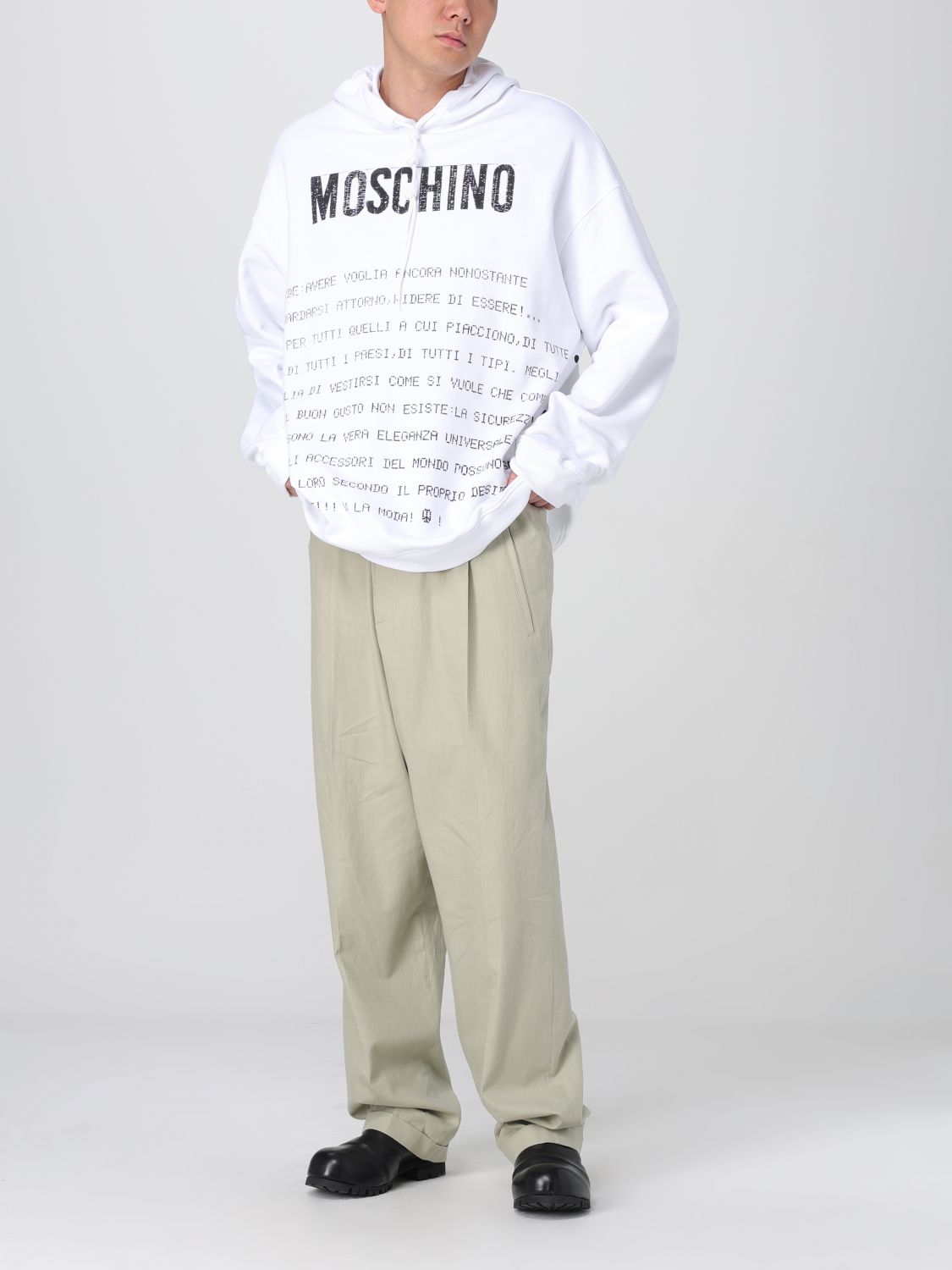 Sweatshirt MOSCHINO COUTURE Men color White
