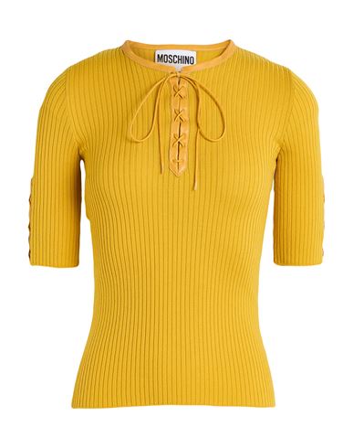 Couture Woman Sweater Marigold Size 6 Virgin Wool