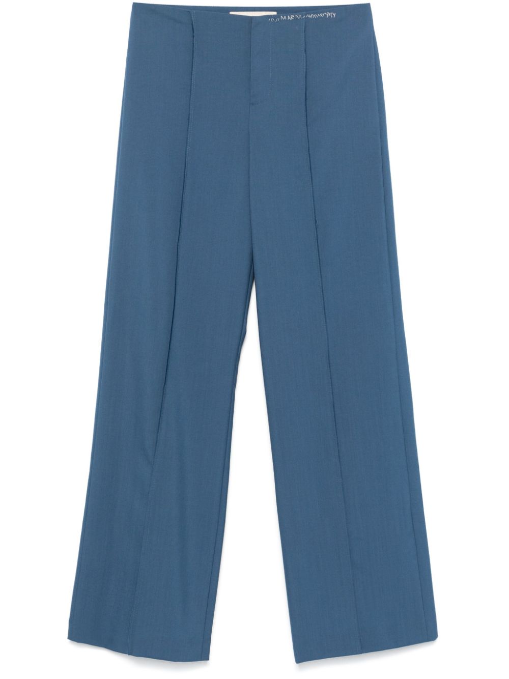 Virgin wool trousers - Blue