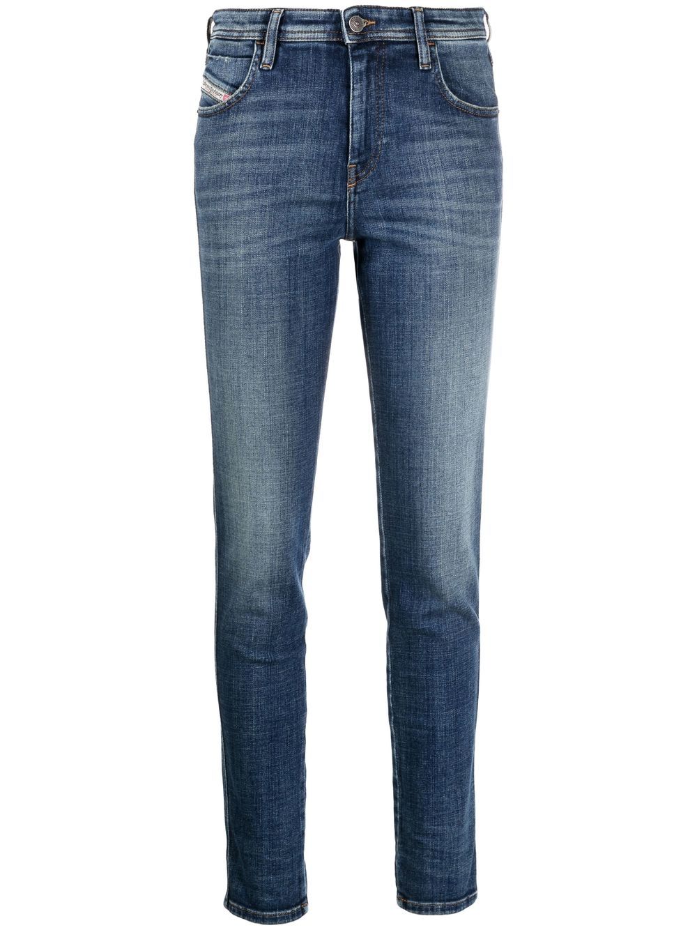 Babhila low-rise slim-cut jeans - Blue