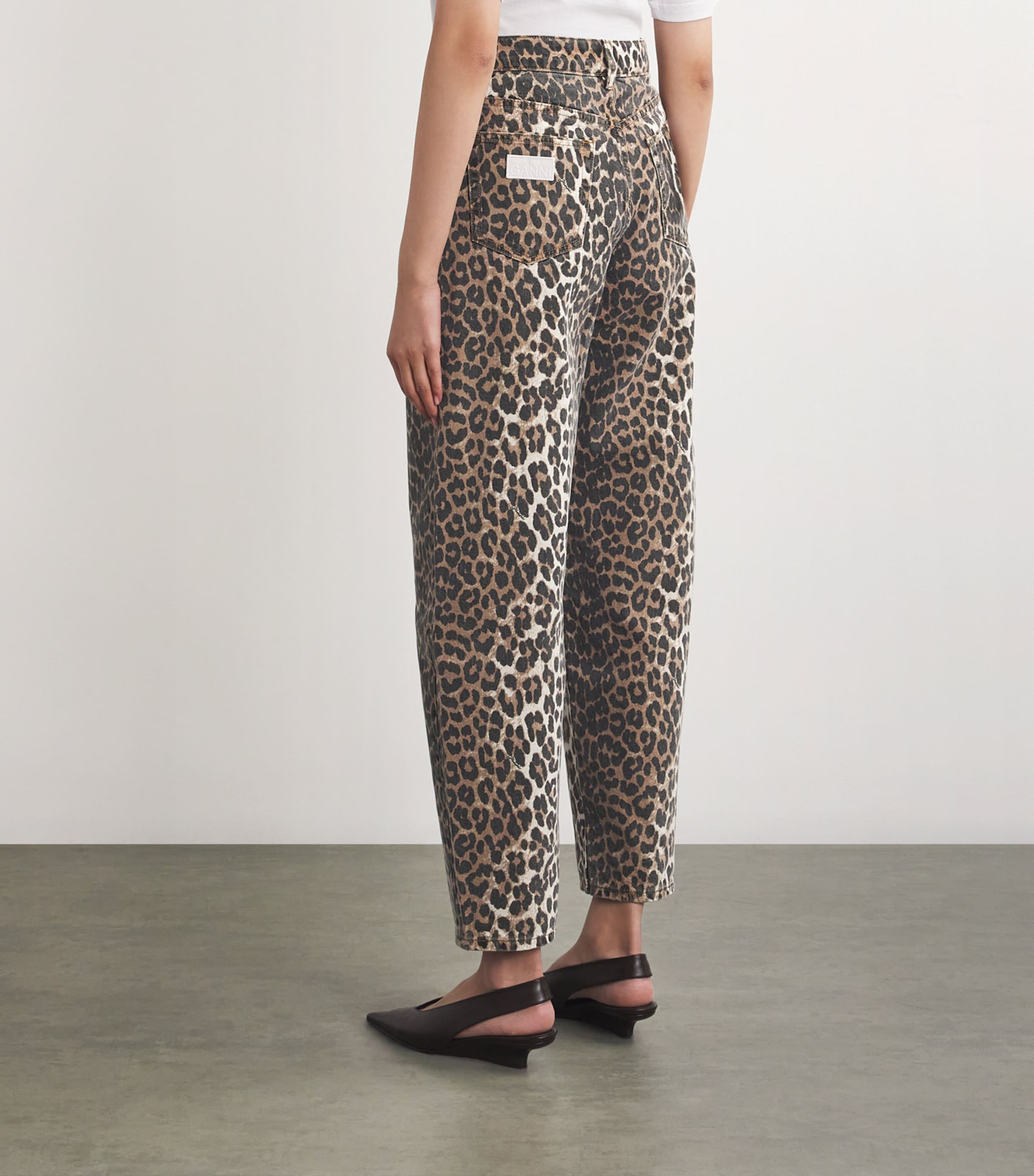Leopard Stary Jeans