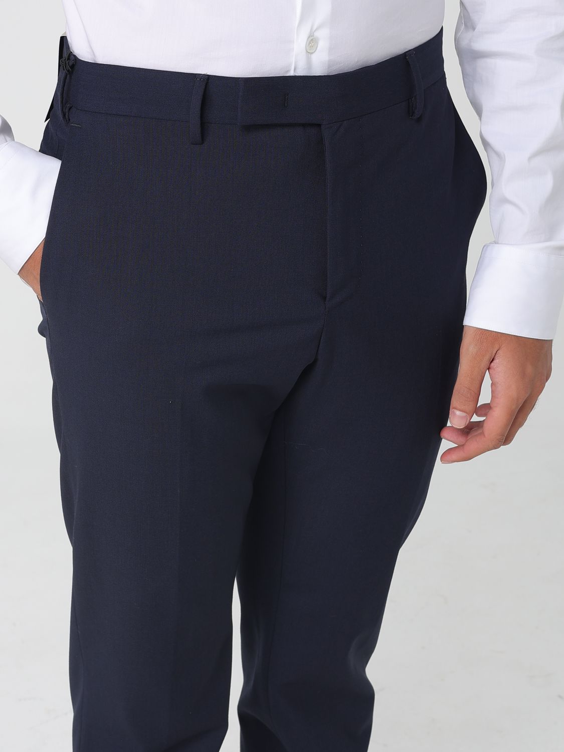 Pants Men color Blue