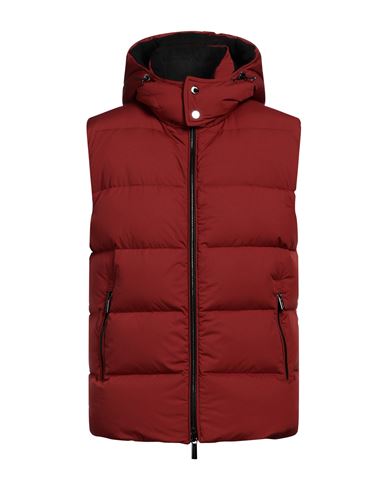 Moorer Man Vest Rust Size 42 Polyester