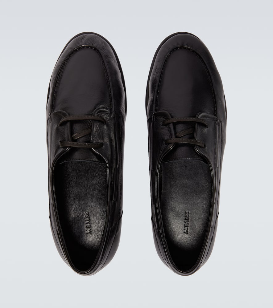 Leather Derby shoes