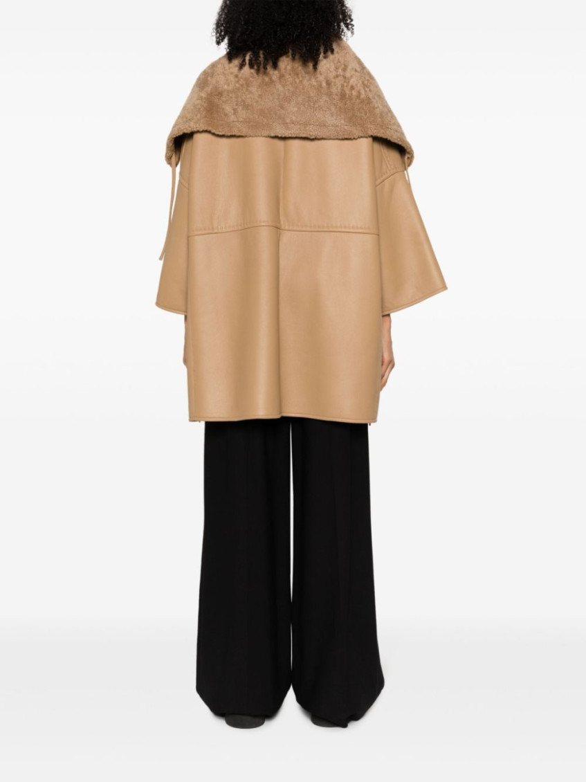 - Pappino Leather Coat