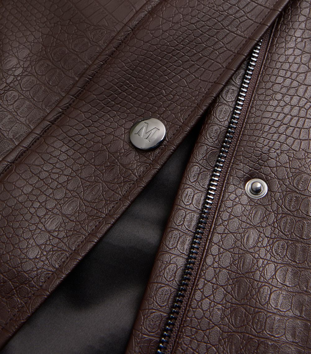 Faux Leather Nepal Jacket