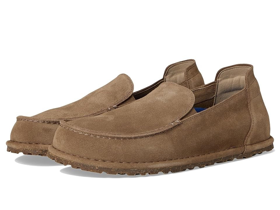 Unisex Utti Slip On Suede Leather Gray Taupe