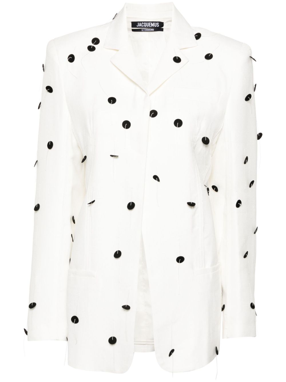 La veste Caraco brodée blazer - White