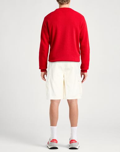 Man Shorts & Bermuda Shorts Ivory Size 30 Cotton