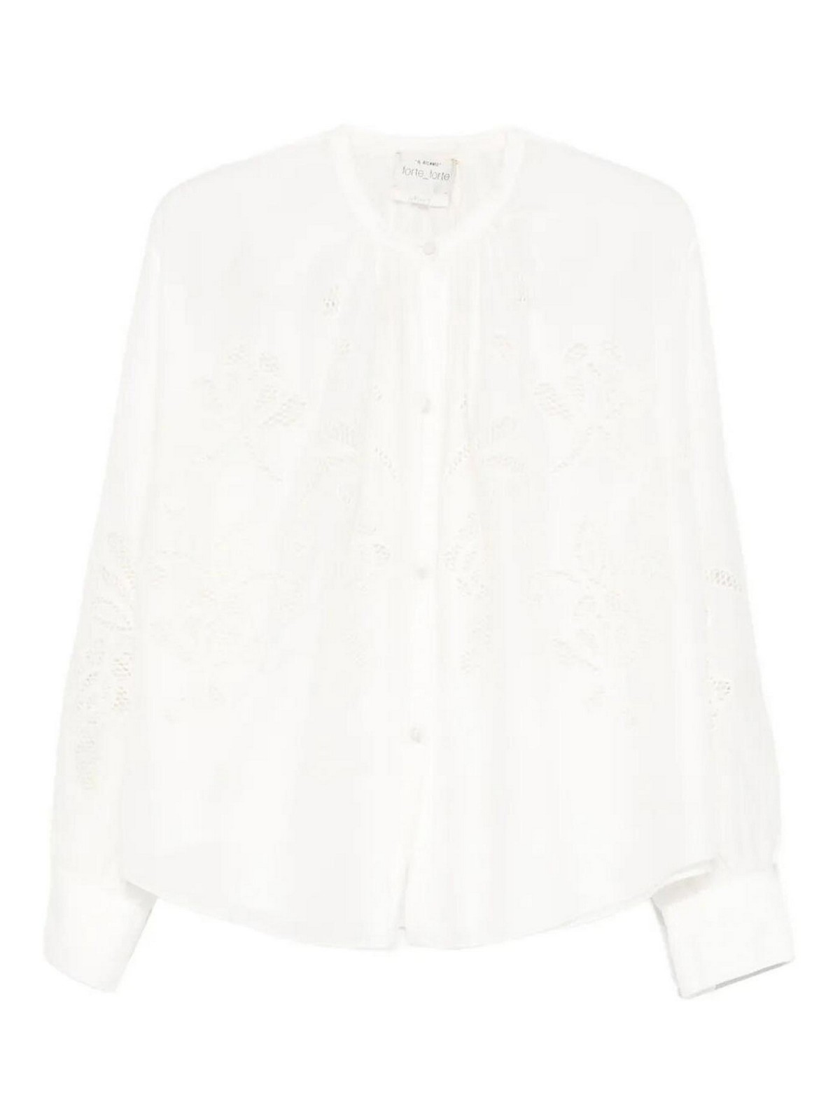 Bohemian Voile Shirt Cose Embroidery