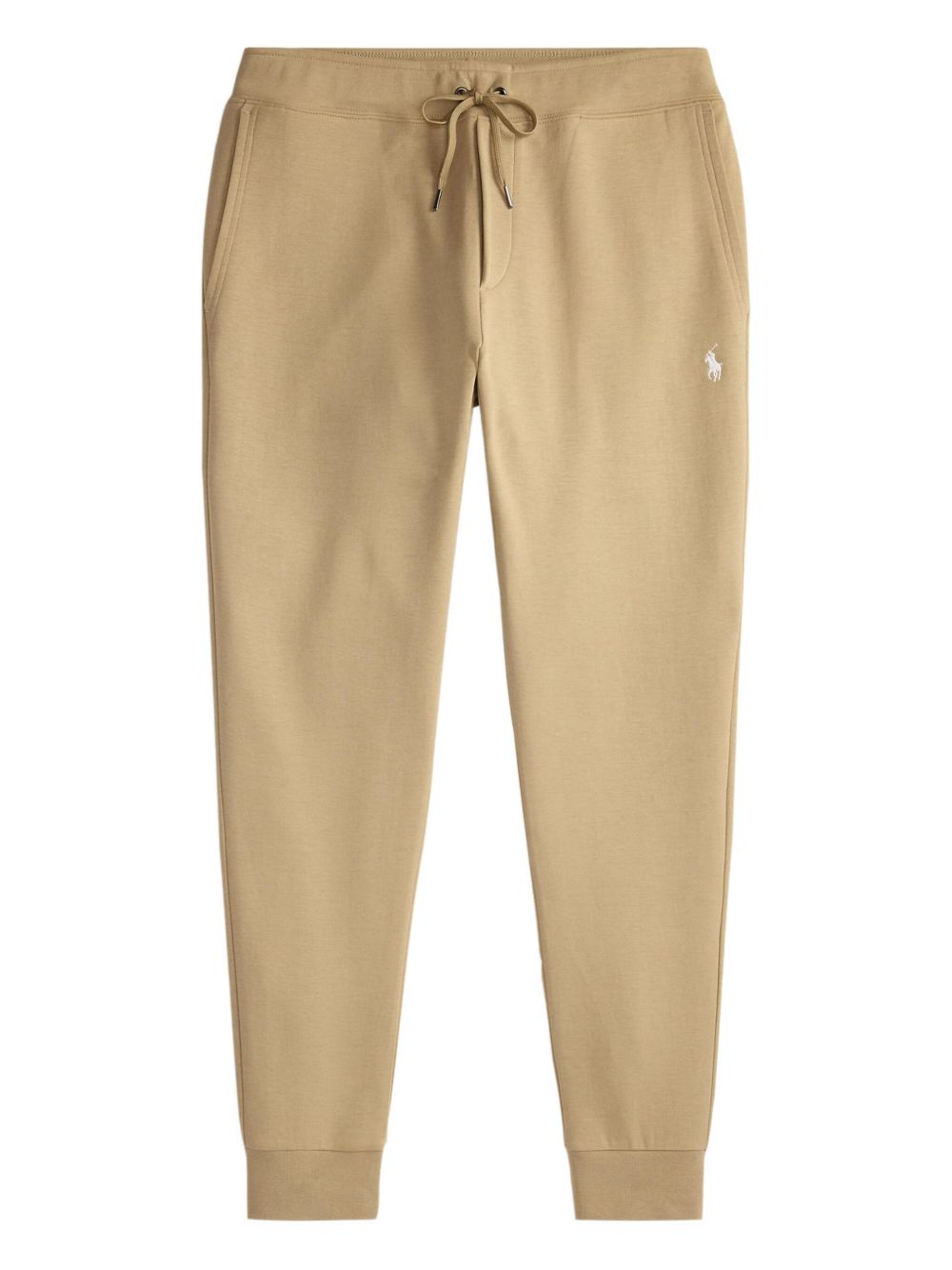 Drawstring-waist track pants - Neutrals