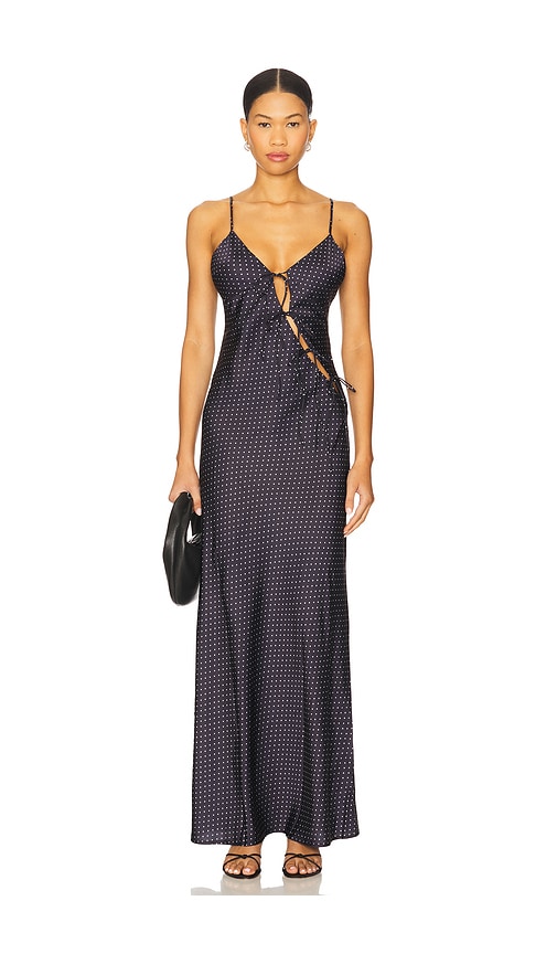 LIONESS KLEID ABOUT A GIRL MAXI in Black. Größe XXS. Also in L, M, S