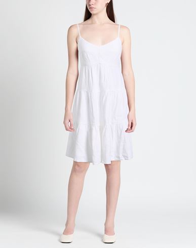 Woman Mini dress Ivory Size L Linen