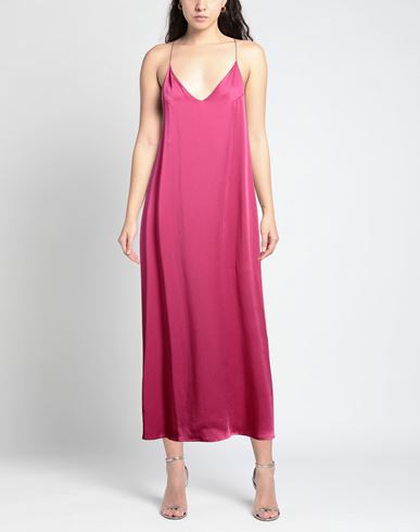 The Nina Studio Woman Maxi dress Fuchsia Size M Silk