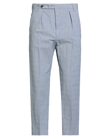Man Pants Navy Size 32 Cotton, Elastane