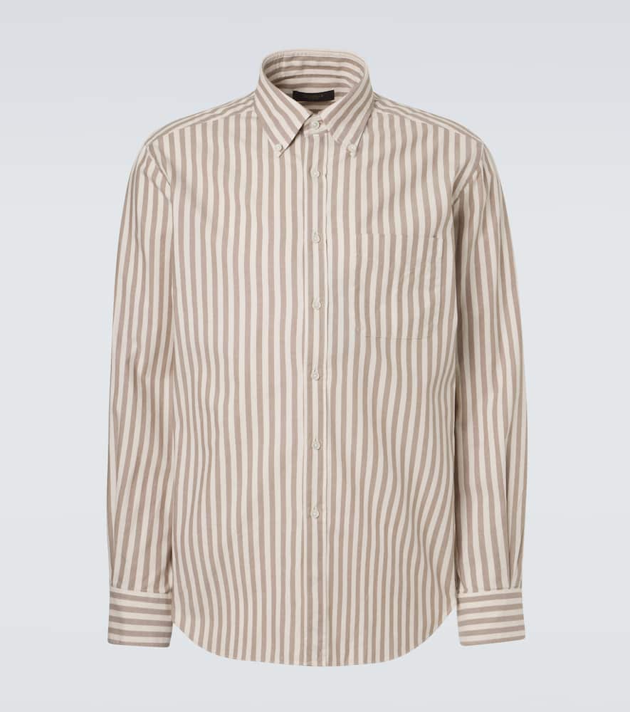Striped cotton shirt